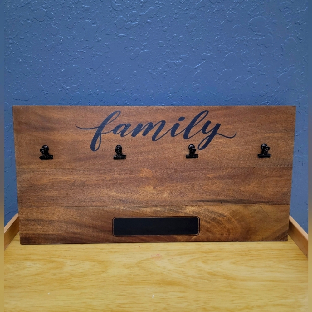 Things Remembered "Family" Wood Photo Holder